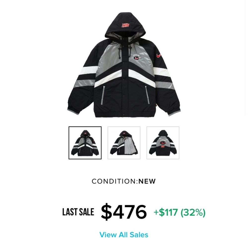 Nike Supreme Hooded Jacket